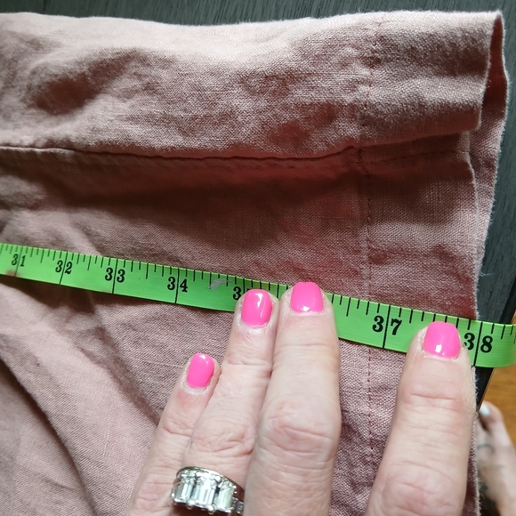 Cathrine Malandrino 100% Linen Wrap Dress Nwot Size M - Picture 5 of 5